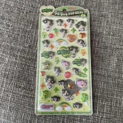 うるちゅるポップシール 正規品 パワパフ バターカップ 緑 うるちゅる シール