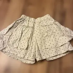 アプレレクール　ドットフリルショートパンツ
