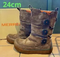 MERRELL J75204 テンペストハイ24cm ブラウン レスエードブーツのサムネイル