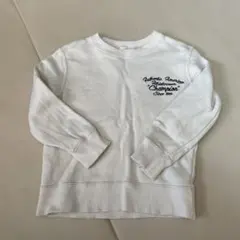 Champion トレーナー 100サイズ ホワイト