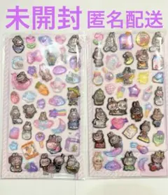 ラブブ LABUBU ボンボンドロップシール 立体シール　ドロップ　うるちゅる