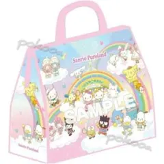 ピューロランド　限定　ビッグ　サンリオショップバッグ　ファスナー付ショッパー