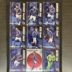 カルビー サッカー日本代表チップス 9枚セット