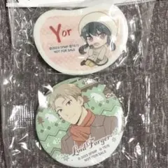 【新品・未使用】SPY×FAMILY くら寿司限定グッズ 缶バッジ・消しゴム