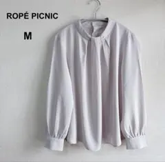 ROPÉ PICNIC ボウタイ風ブラウス M 長袖シャツ きれいめ