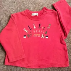 ELLE 赤いトレーナー