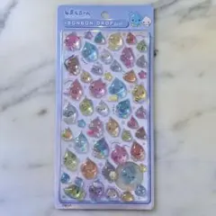 【本日発送】しずくちゃん 大 ボンボンドロップシール しずくの森のなかまたち