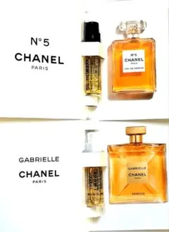♪シャネル　チャンス・ガブリエル・ココマドモアゼル・№5　香水　セット CHANEL♡ココマドモアゼル＆No.5オードゥパルファムサンプルセット