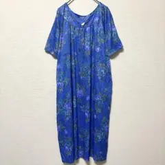 アズノウアズ オオラカサイズ 花柄 ロングワンピース - メルカリ