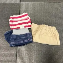 80サイズ　3点セット ショートパンツ