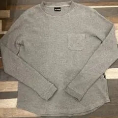 【Columbia】ブラックレーベル　グレー 長袖カットソー XL ワッフル素材のサムネイル