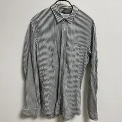 Maison martin margiela ストライプシャツ　グレー