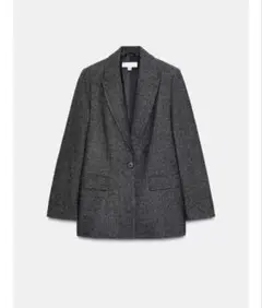 ZARA ヘリンボーン　ブレザー　テーラードジャケット