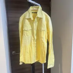 DESIGNWORKS イエロー 長袖シャツ