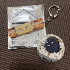 ハイキュー!! 田中龍之介 アクリルキーホルダー 缶バッジ セット