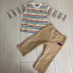 ミキハウス　ホットビスケッツ　上下セット