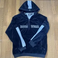 ROCA WEAR ベロア フード付きトレーナー