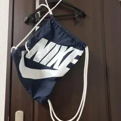 NIKE ネイビー ドローストリングバッグ