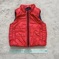 UNIQLO ユニクロ ベビー 中綿ベスト レッド 90cmのサムネイル