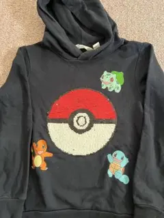 H&M ポケモン パーカー スパンコール