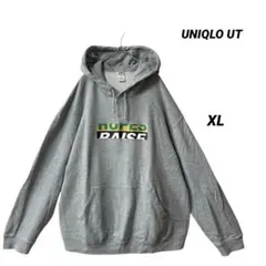 UNIQLO UT/ラクウェナ/ザ・メッセージスウェットパーカー/グレー/XL
