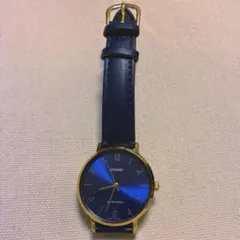 チープカシオ CASIO LTP-VT01GL-2B ブルー ゴールド