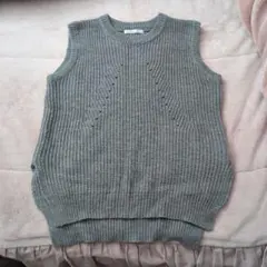 Rechlerie グレー ニットベスト M