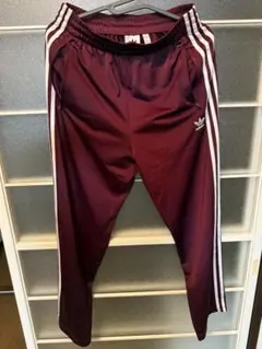 adidas バーガンディ ジャージパンツ O