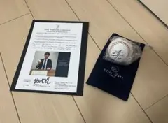 北海道日本ハムファイターズ 柳川大晟 プロ初勝利直筆サインボール 証明書付きのサムネイル