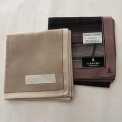 Calvin Klein LANVIN ハンカチ　メンズ　2枚 セット