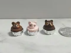 《F》ミニチュアスイーツ たぬきケーキ