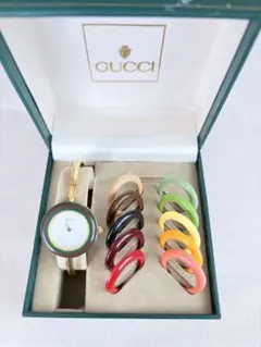 GUCCI チェンジベゼル 腕時計 Sサイズ ゴールド 箱付き 不動品 GUCCI チェンジベゼル 腕時計 Sサイズ ゴールド 箱付き 不動品 - メルカリ