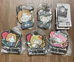 ベルサイユのばら×サンリオキャラクターズ カプセルラバーマスコット5個セット