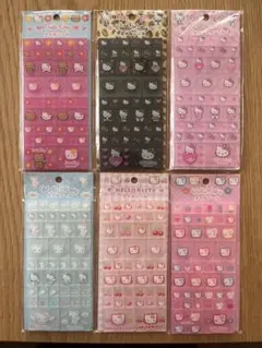 ハローキティ タイルシール 6点セット