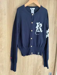 美品☆ダブルスタンダード　ロゴカーディガンのサムネイル