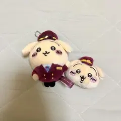 ちいかわ　うさぎ　阪急電車なマスコット　ぬいぐるみおかおバッジ