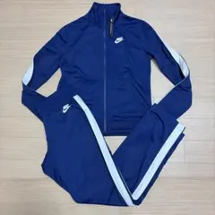 《新品未使用》ナイキ レディース ジャージ 上下 セットアップ ネイビー S