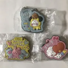 BTS くら寿司 BT21 ラバーマスコット 全3種類 ビッくらポン