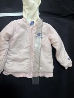 Champion キッズ 中綿ジャケット ピンク 120