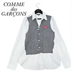 コムデギャルソンオムプリュス 長袖シャツ ホワイト