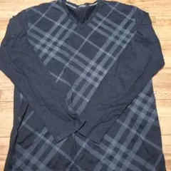BURBERRY BLACK LABEL 長袖カットソー チェック柄