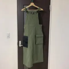 workman オーバーオール　ジャンバースカート　カーキのサムネイル