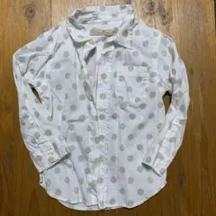 GLOBAL WORK 水玉模様 シャツ M 100-110