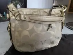 【未使用】COACH シグネチャー ソーホー ワンショルダーバッグ ゴールド