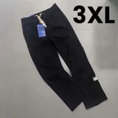 【新品タグ付き】 3XL 黒 コーデュロイ風 イージーパンツ メンズ カジュアル