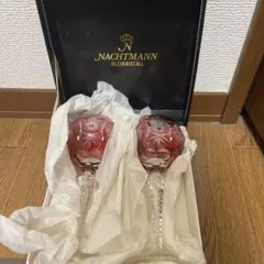 NACHTMANN 花瓶 レッド クリスタルガラス 西ドイツ製 - メルカリ