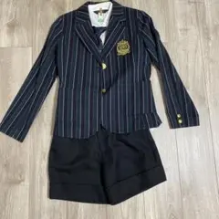卒業式　入学式　正装　160 arisana 4点セット　ストライプパンツスーツ