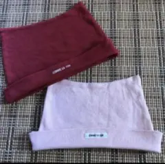 コムサイズム  ベビー帽子　2枚セット