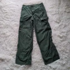 UNIQLO　S　オリーブグリーン カーゴパンツ