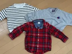 子供服 長袖 トップス 90cm〜100cmサイズ位 3点セット